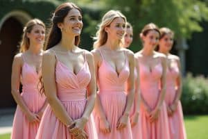 Elegante Brautjungfernkleider in Pink für deinen Tag