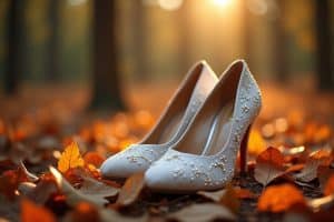 Bezaubernde Brautschuhe für deinen Herbst-Hochzeit