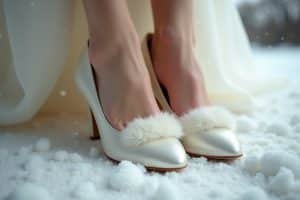 Winterhochzeit: Wärme und Stil mit diesen Brautschuhen