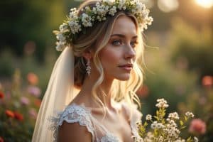 Traumhafte Kleider mit Blumen für deine Hochzeit