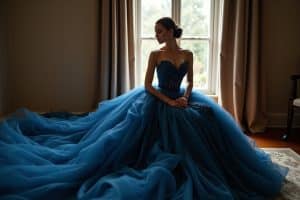 16 dunkelblaue Kleider für Hochzeiten