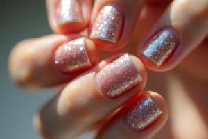 12 glitzer Braut Nägel für den großen Tag