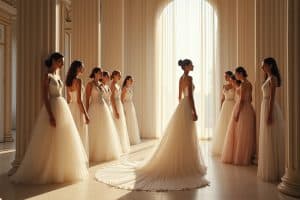 17 Plissee Kleider für die Hochzeit