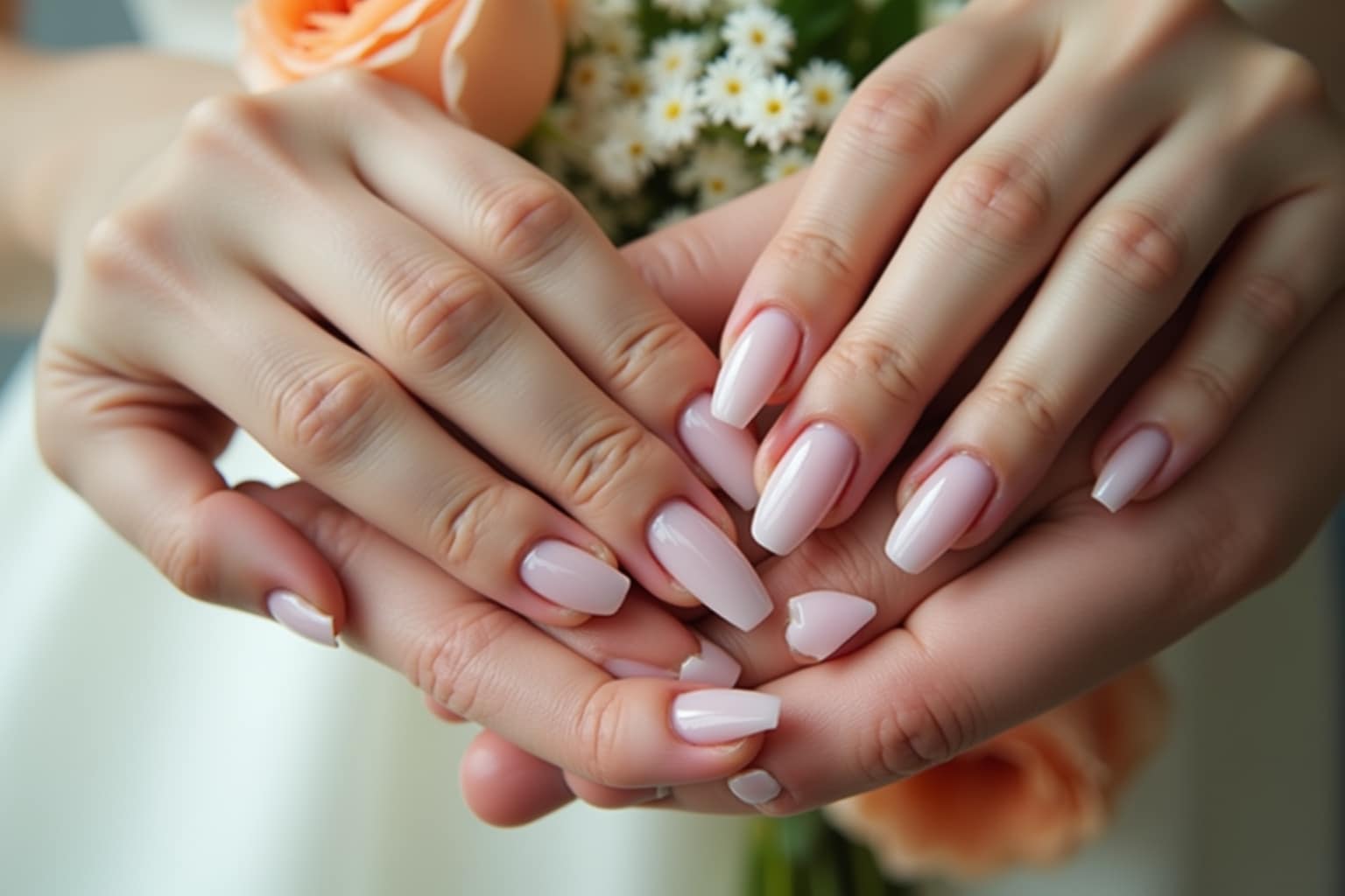Die perfekten Gelnägel für die Braut zur Hochzeit